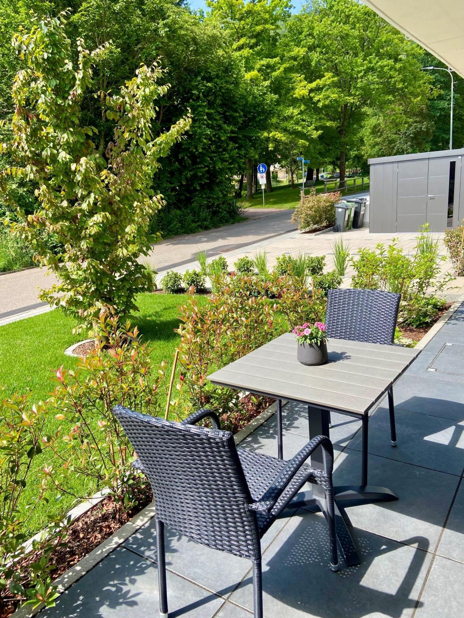 Halbstueck - Ferienwohnungen Am Kropsbachpark Sankt Martin Exterior foto
